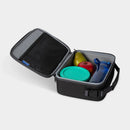 Lunch Kit with Tray - Black/Pink