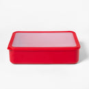 Large Cookie Food Storage Container - Red