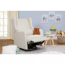Arlo Recliner and Swivel Glider - Cream Linen