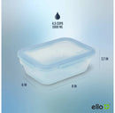 Ello 10-Pack Snap and Nest Meal Prep Food Storage Containers - Blue