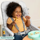 Disney Baby Winnie the Pooh Classic Pals Compact Folding High Chair - Gray