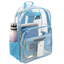 Clear Backpack - Light Blue: School Bag for Preschool & Elementary