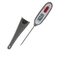 Compact Instant-Read Pen Style Digital Kitchen Meat Thermometer: Stainless Steel, Digital Display, -40 to 450°F