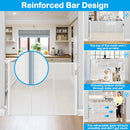 Retractable Baby Gate - White