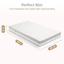 2-Stage Crib and Toddler Mattress - Grey