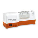 3-Stage Electric Knife Sharpener, White/Orange, D203