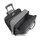 Recycled 15.6" Rolling Laptop Briefcase - Gray