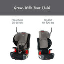 Grow with You ClickTight Harness-2-Booster Car Seat - Gray Contour