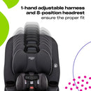Easy Elite Slim All-in-One Convertible Car Seat - Framboise
