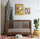 Bliss 4-in-1 Convertible Crib to Toddler Bed - Walnut