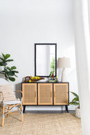 Rectangle Mirror, Wall Mirror for Living Room Bedroom Entryway - Black