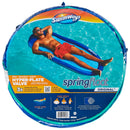 Inflatable Pool Lounge Chair with Headrest - Blue