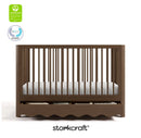 Casablanca Convertible Crib with Drawer - Hazelnut