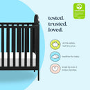 Beau 3-in-1 Convertible Crib - Black