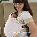 Bliss 2-in-1 Hybrid Baby Carrier & Wrap - Stone Cream