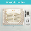 Superyard Ultimate 6-Panel Baby Play Yard - Ivory