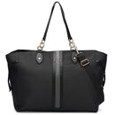 ELLE Luggage Eleganza 32L Monogram Weekender Tote Bag - Black