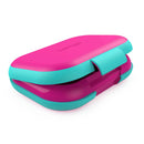 Kids' Bento-Style Lunch Box - Fuchsia/Teal