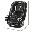 4Ever DLX 4-in-1 Convertible Car Seat - Zagg