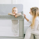 Full Size Mesh Crib - Grey