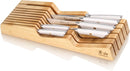 Elbert Series German Steel Forged 7-Piece In-Drawer Set - Bamboo