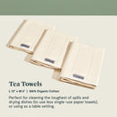 Tea Towels - Cream