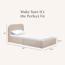 Nara Twin Bed - Performance Beach Eco-Weave