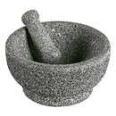 8.5 Inch Polished Natural Stone Mortar and Pestle