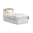 Stella 4-in-1 Convertible Mini Crib with Mattress - Driftwood
