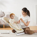 Baby Bouncer Folding Seat Chair with Toy Bar for Babies 0-9 Months