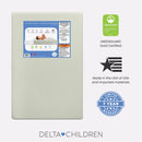 Twinkle Stars Breathable Mini Crib Mattress - Green