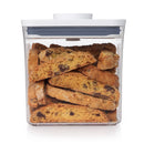 POP 2.8qt Plastic Big Square Airtight Food Storage Container Clear