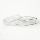 8 Cup Glass Food Storage Container Clear - ™: Glass Container with Lid, Dishwasher & Microwave Safe