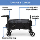 City Wagon Cruiser Stroller - Black