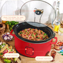 6 qt Programmable Slow Cooker - Tomato Red