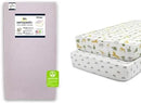 Serta Sertapedic Petals Dual Sided Premium Recycled Fiber Core Crib and Toddler Mattress - Pink