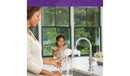 Faucet Mount Water Filter Replacement - White