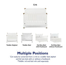Miles 5-in-1 Convertible Crib - White
