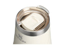 11 oz Stainless Steel Swirl Wine Tumbler Cream Gloss