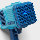 Light Up Volcano 49 Hole Bubble Blaster - Blue