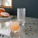 12pc Mixed Ribbed Cassin Tumbler Set