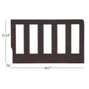 Toddler Bed Guard Rail - Espresso
