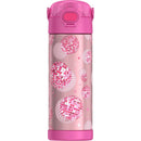 16oz Stainless Steel FUNtainer Water Bottle - Pink Disco