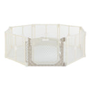 by North States Superyard Ultimate Indoor/Outdoor 8-Panel Baby Play Yard. Freestanding 34.4 sq. ft. Enclosure - Ivory