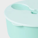 128.5oz Lidded Serve Bowl with Utensil - Mint