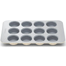12" Nonstick Ceramic Muffin Pan Cream
