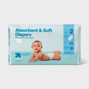 34ct Disposable Diapers - Size 2