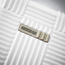 Hardside Large Checked Spinner Suitcase - White