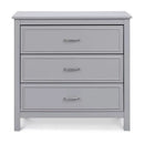 Charlie 3-Drawer Dresser - Gray
