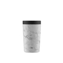 Vacuum Insulated Stainless Steel Travel Mug - White Marble
